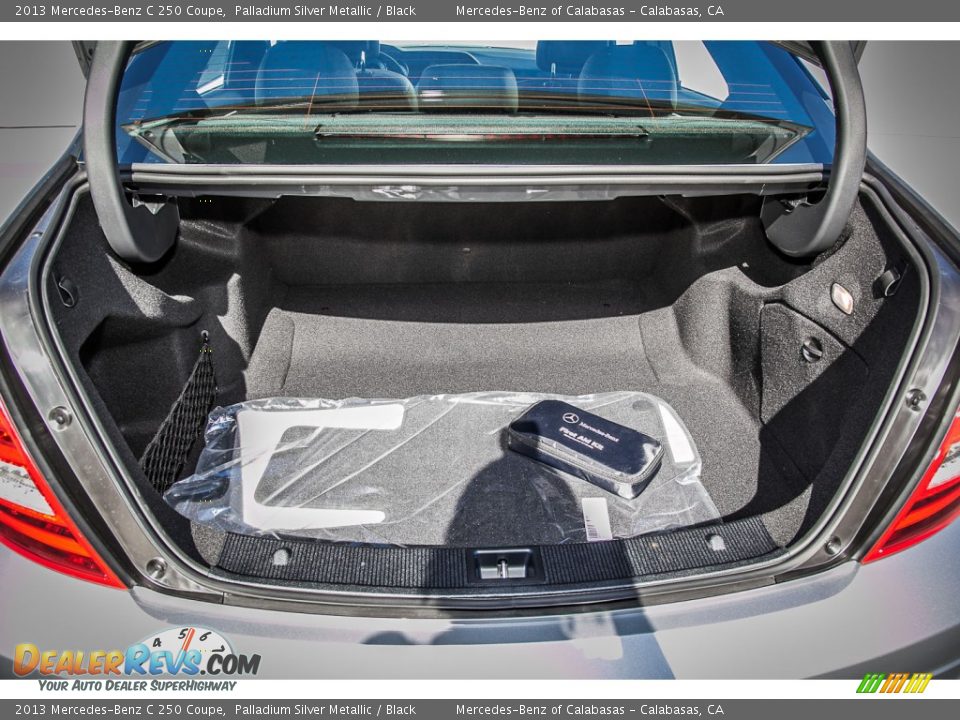 2013 Mercedes-Benz C 250 Coupe Palladium Silver Metallic / Black Photo #4