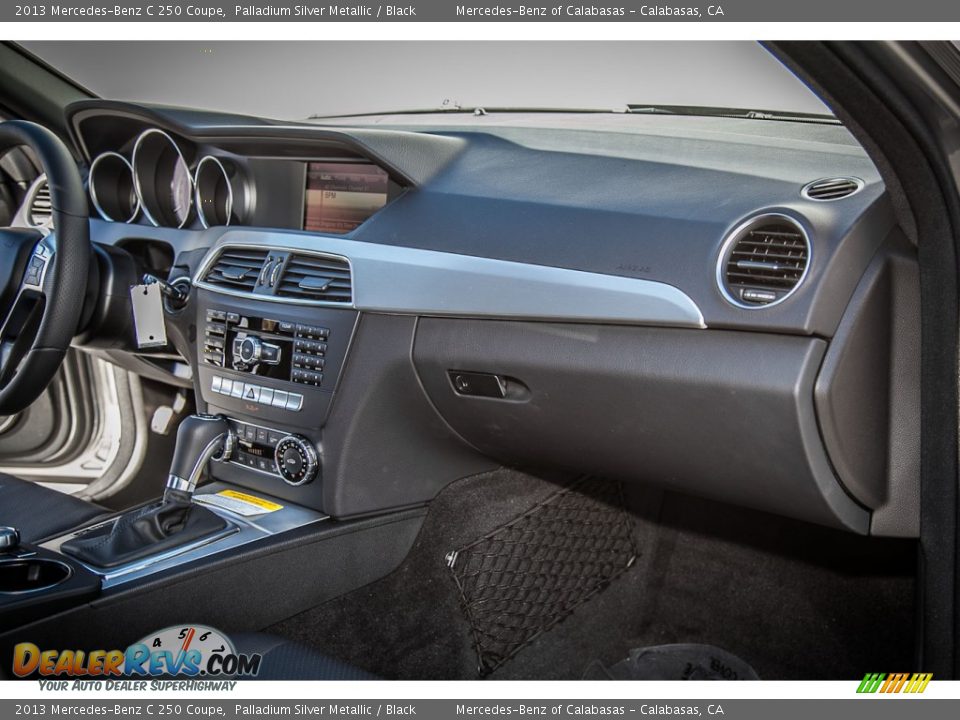 2013 Mercedes-Benz C 250 Coupe Palladium Silver Metallic / Black Photo #6