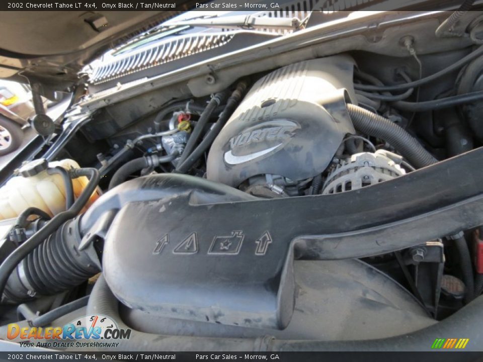 2002 Chevrolet Tahoe LT 4x4 Onyx Black / Tan/Neutral Photo #15