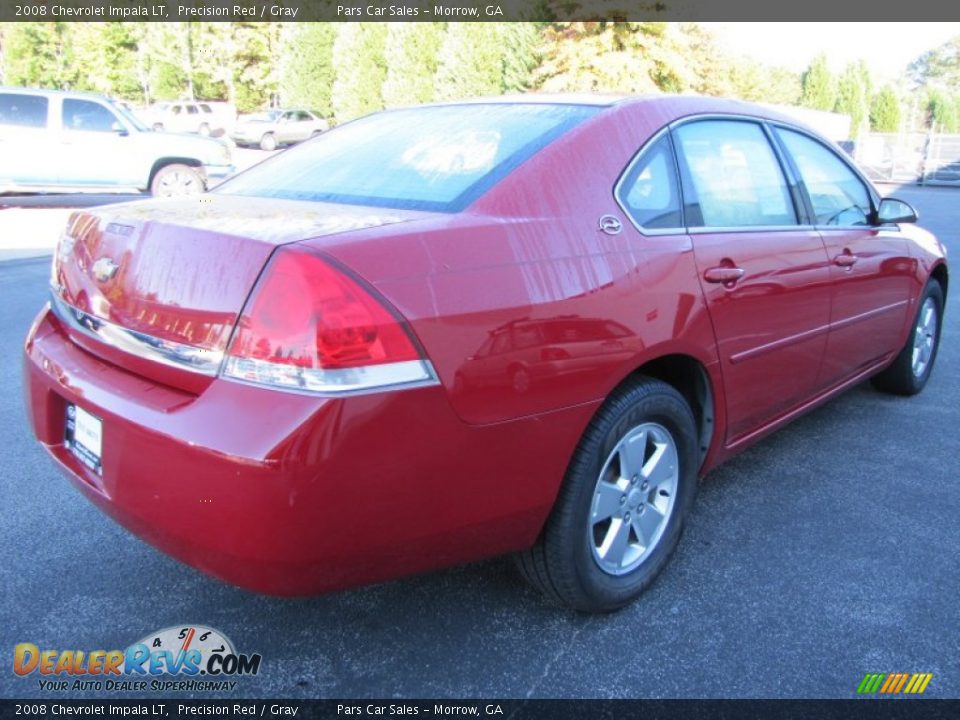 2008 Chevrolet Impala LT Precision Red / Gray Photo #3