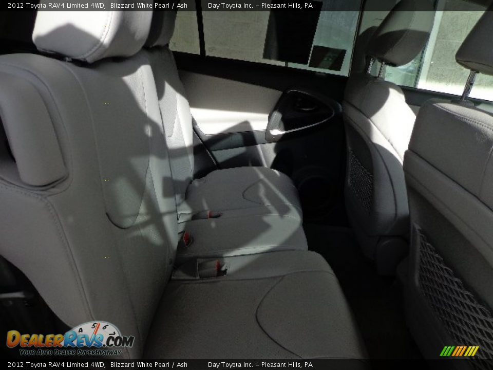2012 Toyota RAV4 Limited 4WD Blizzard White Pearl / Ash Photo #12
