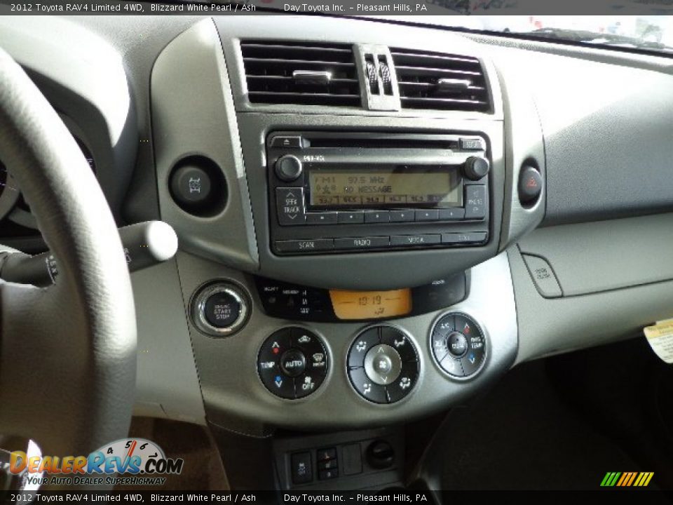 2012 Toyota RAV4 Limited 4WD Blizzard White Pearl / Ash Photo #18