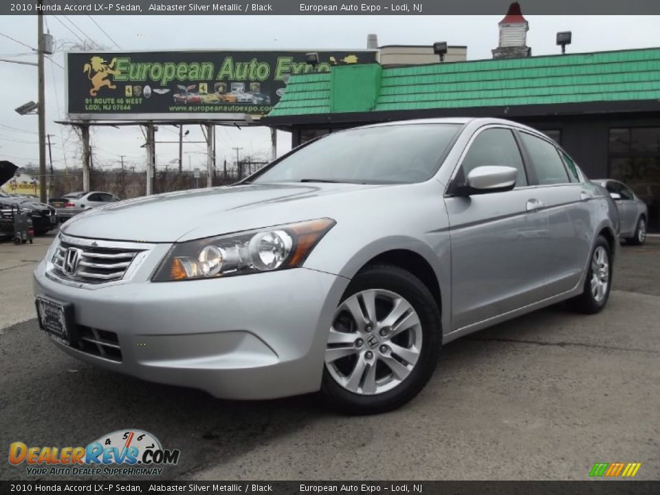 2010 Honda Accord LX-P Sedan Alabaster Silver Metallic / Black Photo #1