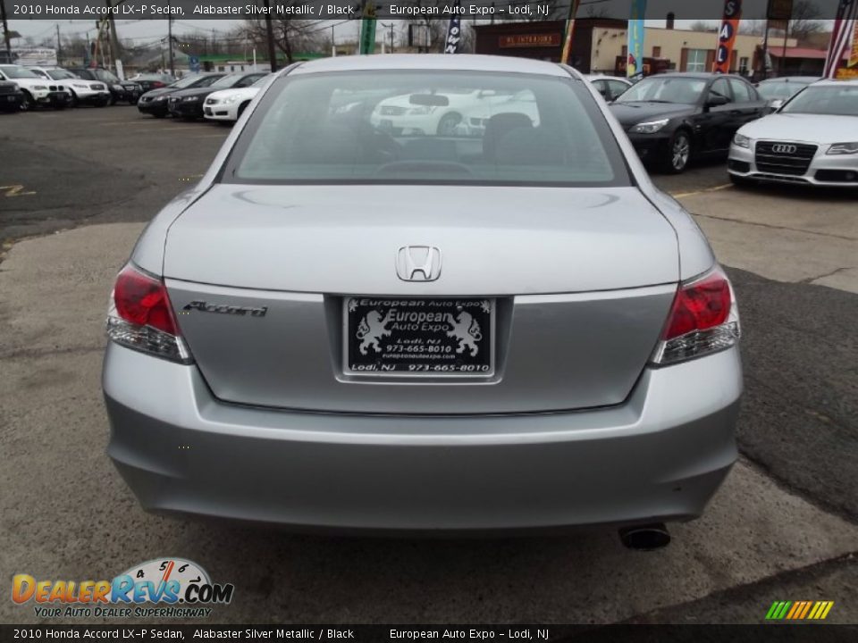 2010 Honda Accord LX-P Sedan Alabaster Silver Metallic / Black Photo #5