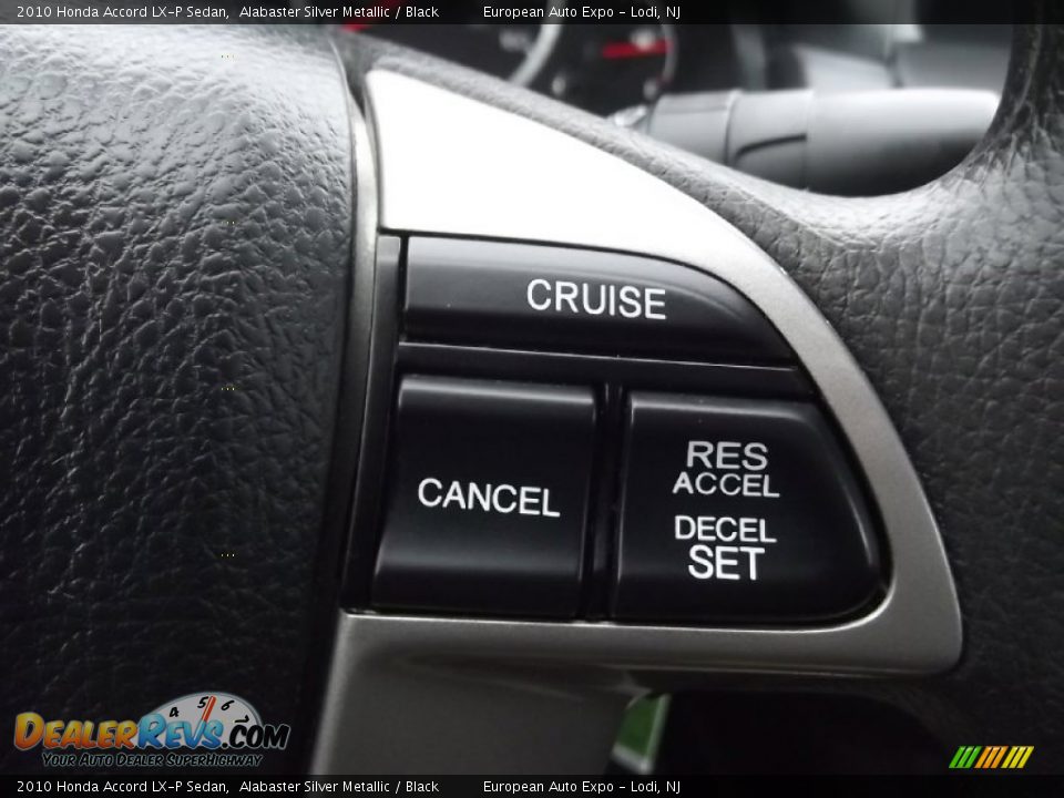 2010 Honda Accord LX-P Sedan Alabaster Silver Metallic / Black Photo #20