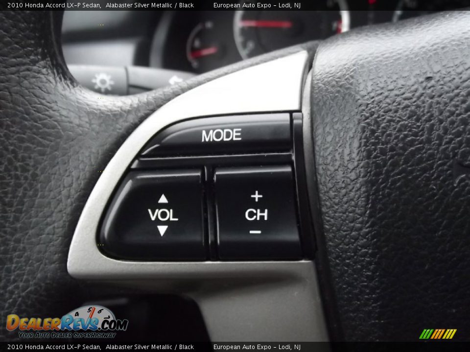 2010 Honda Accord LX-P Sedan Alabaster Silver Metallic / Black Photo #21