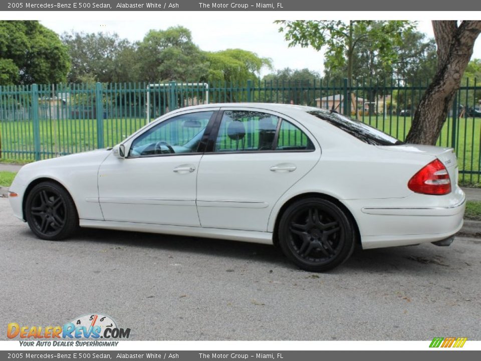 2005 Mercedes-Benz E 500 Sedan Alabaster White / Ash Photo #5