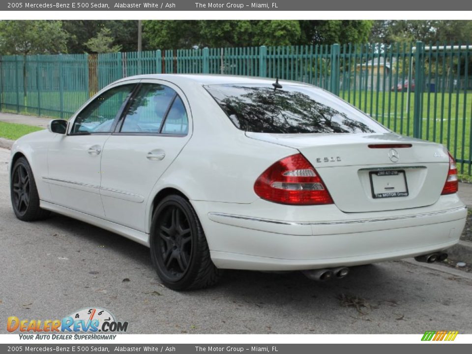 2005 Mercedes-Benz E 500 Sedan Alabaster White / Ash Photo #7