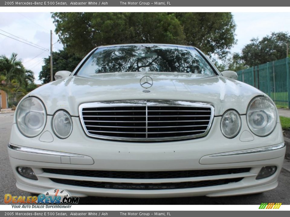 2005 Mercedes-Benz E 500 Sedan Alabaster White / Ash Photo #16