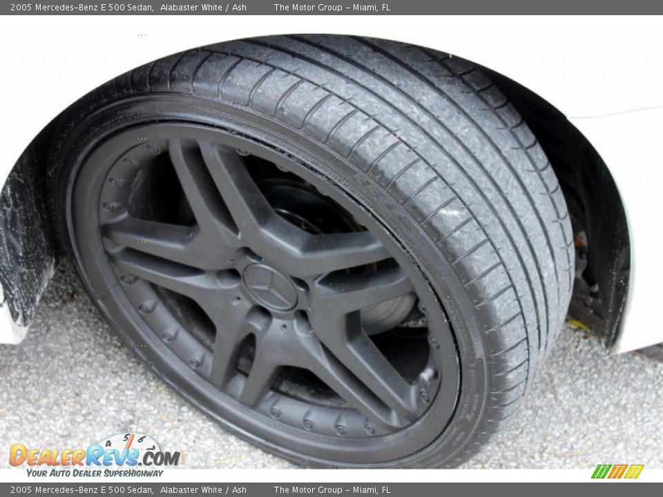 2005 Mercedes-Benz E 500 Sedan Alabaster White / Ash Photo #24