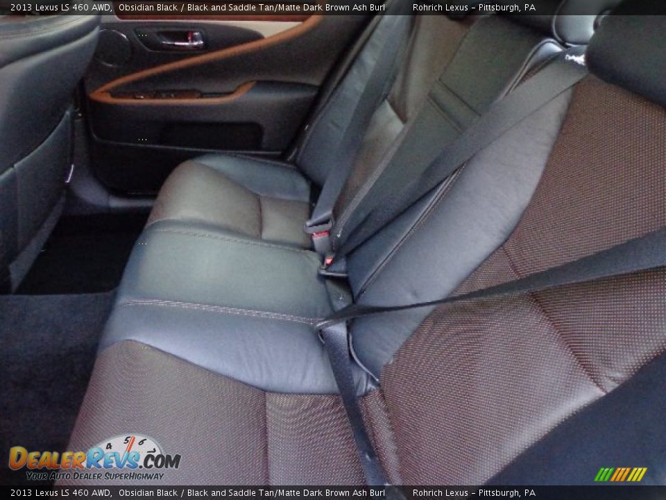 Rear Seat of 2013 Lexus LS 460 AWD Photo #11
