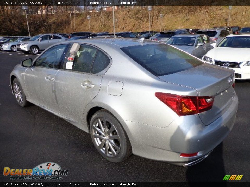 2013 Lexus GS 350 AWD Liquid Platinum / Black Photo #2