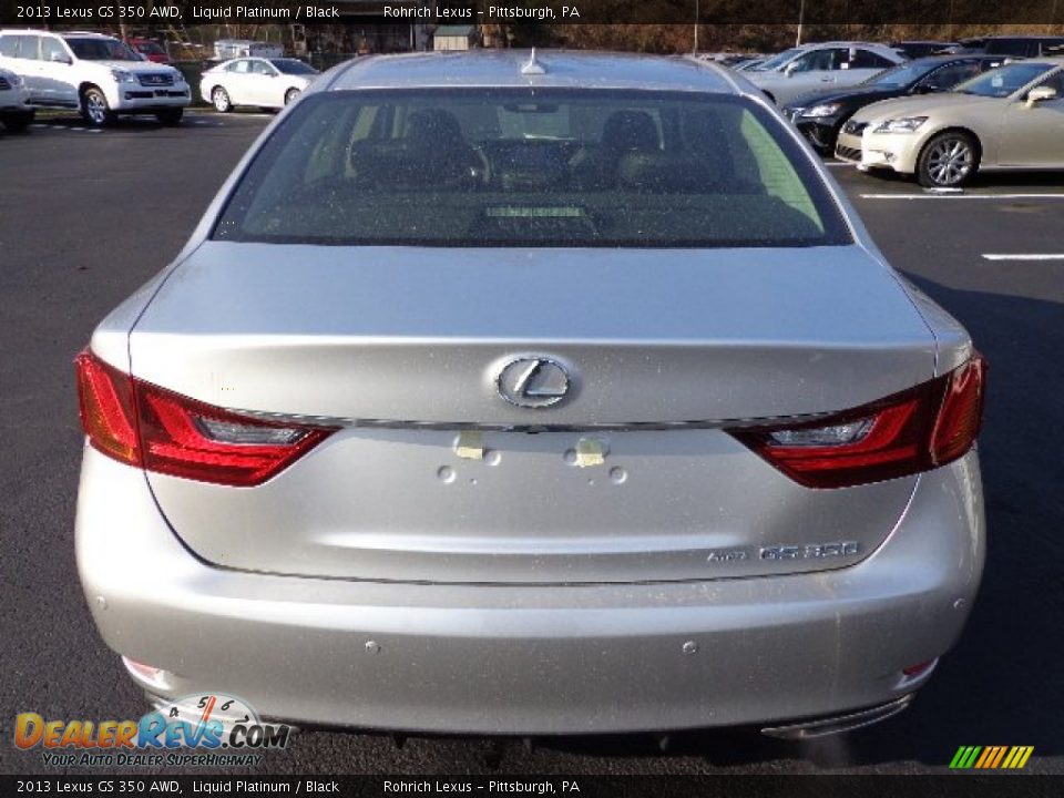 2013 Lexus GS 350 AWD Liquid Platinum / Black Photo #3