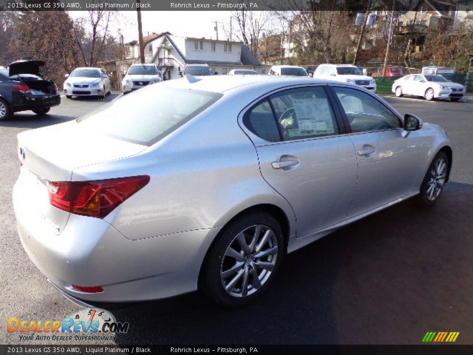 2013 Lexus GS 350 AWD Liquid Platinum / Black Photo #4