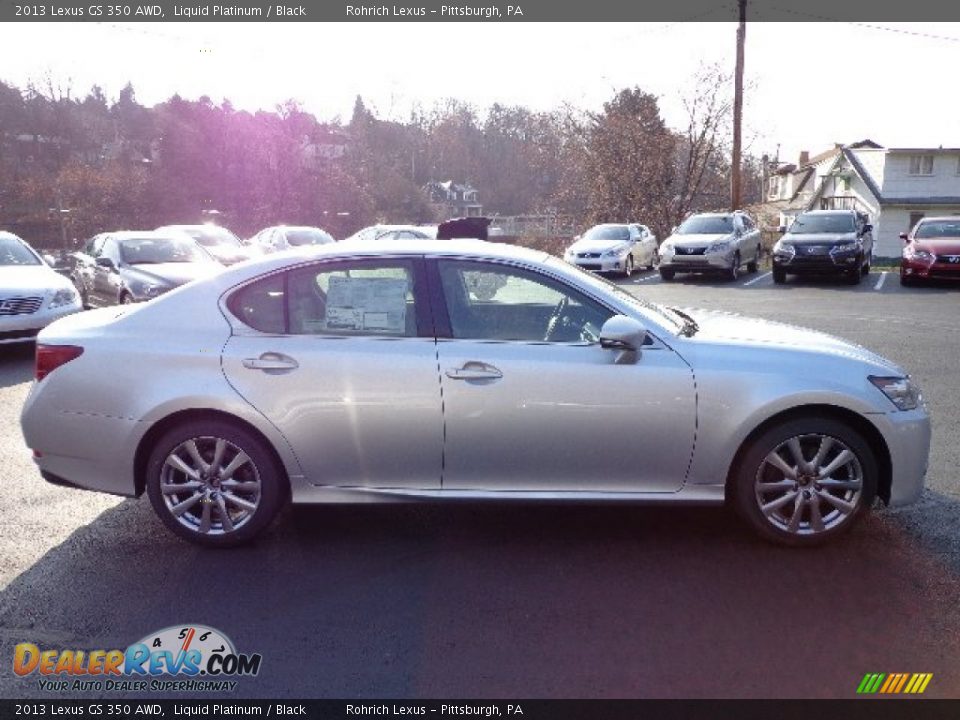 2013 Lexus GS 350 AWD Liquid Platinum / Black Photo #5
