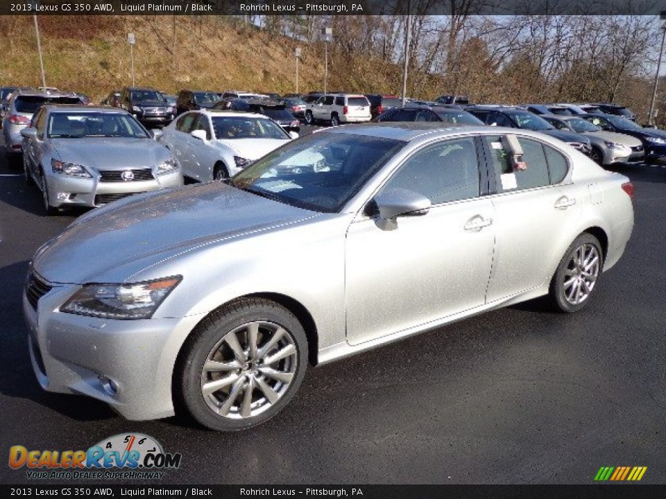 2013 Lexus GS 350 AWD Liquid Platinum / Black Photo #8