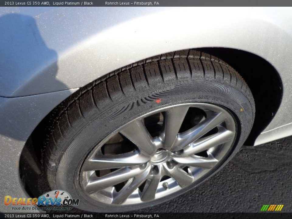 2013 Lexus GS 350 AWD Liquid Platinum / Black Photo #9