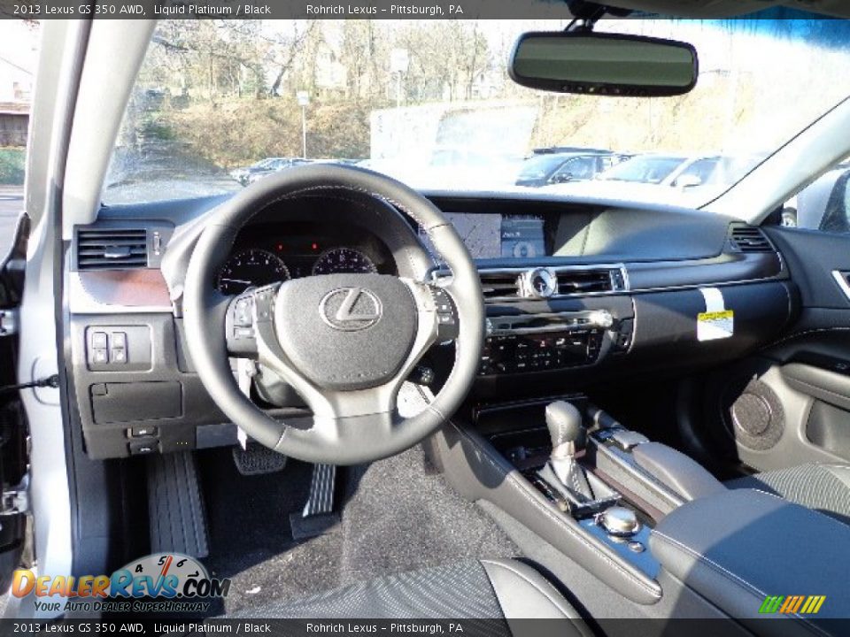2013 Lexus GS 350 AWD Liquid Platinum / Black Photo #12