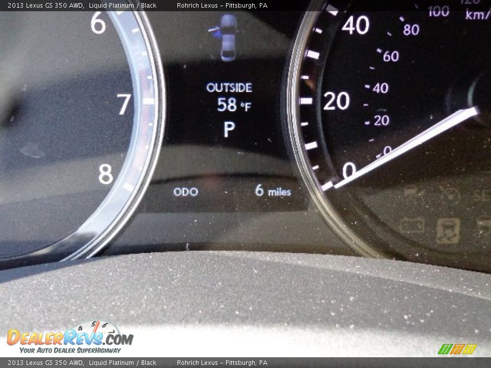 2013 Lexus GS 350 AWD Liquid Platinum / Black Photo #20