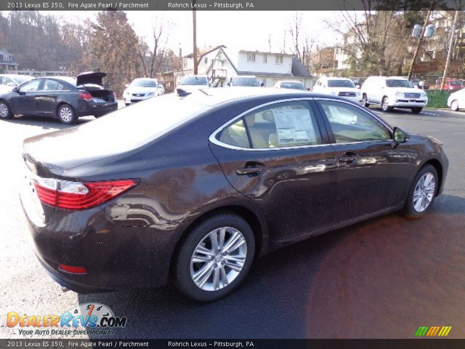 2013 Lexus ES 350 Fire Agate Pearl / Parchment Photo #4