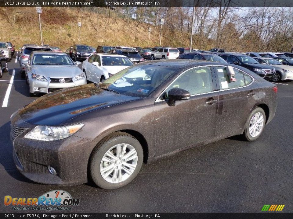 2013 Lexus ES 350 Fire Agate Pearl / Parchment Photo #8