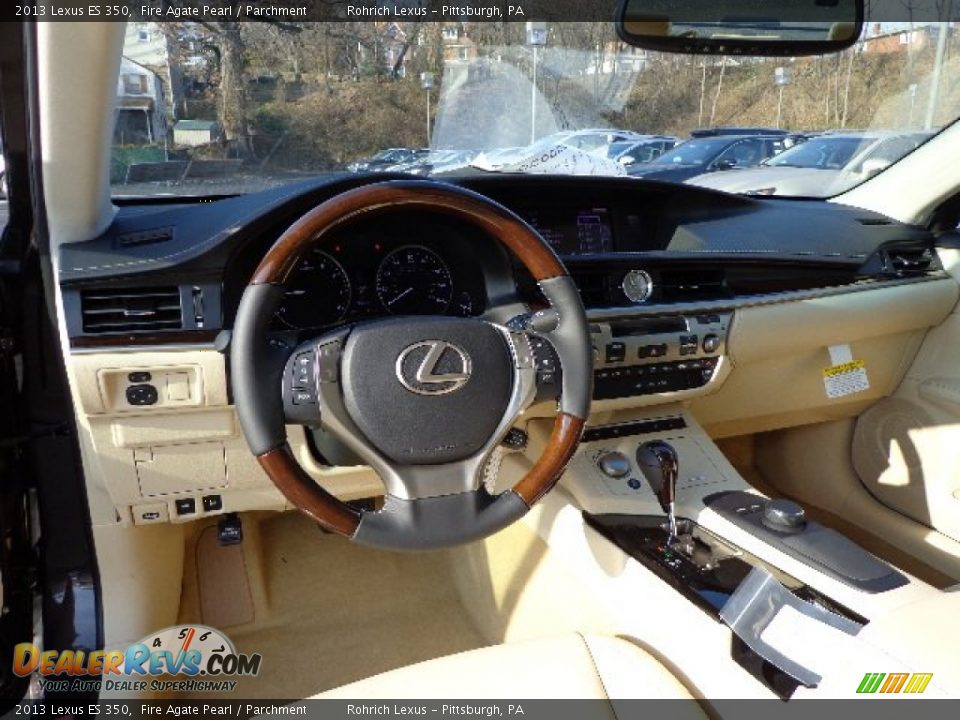2013 Lexus ES 350 Fire Agate Pearl / Parchment Photo #12