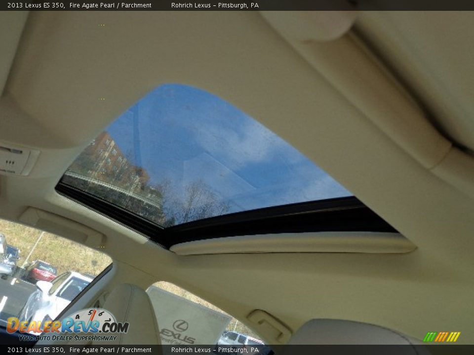 2013 Lexus ES 350 Fire Agate Pearl / Parchment Photo #15