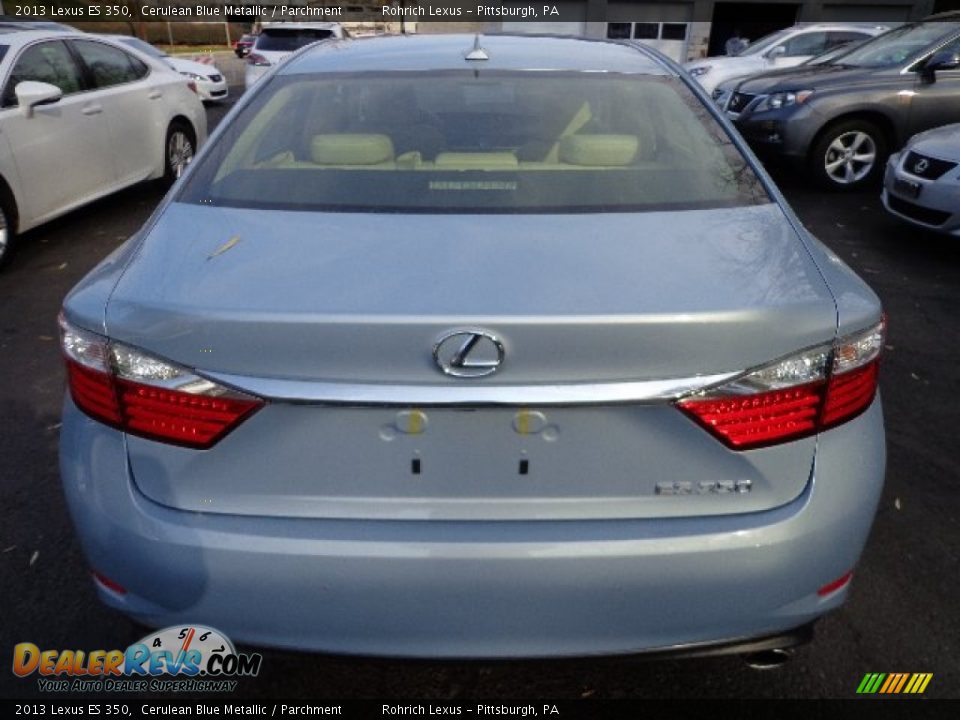2013 Lexus ES 350 Cerulean Blue Metallic / Parchment Photo #3