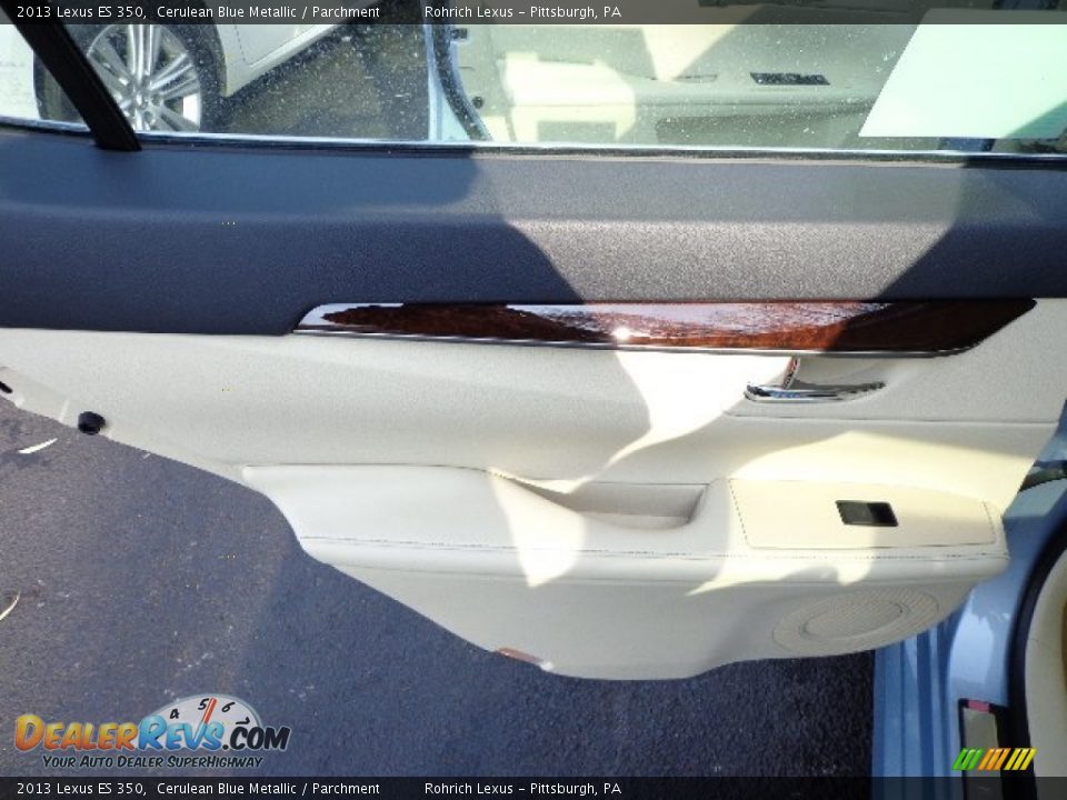 2013 Lexus ES 350 Cerulean Blue Metallic / Parchment Photo #9