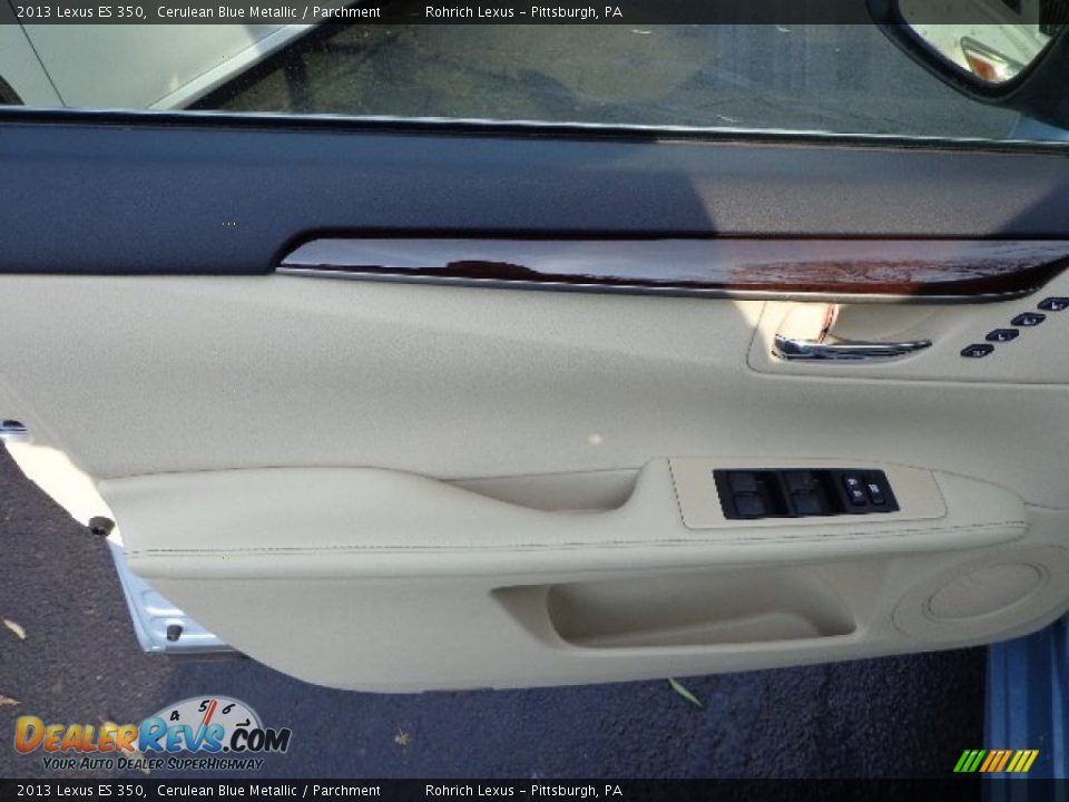 2013 Lexus ES 350 Cerulean Blue Metallic / Parchment Photo #10