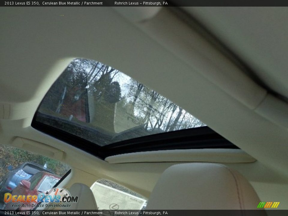 2013 Lexus ES 350 Cerulean Blue Metallic / Parchment Photo #13