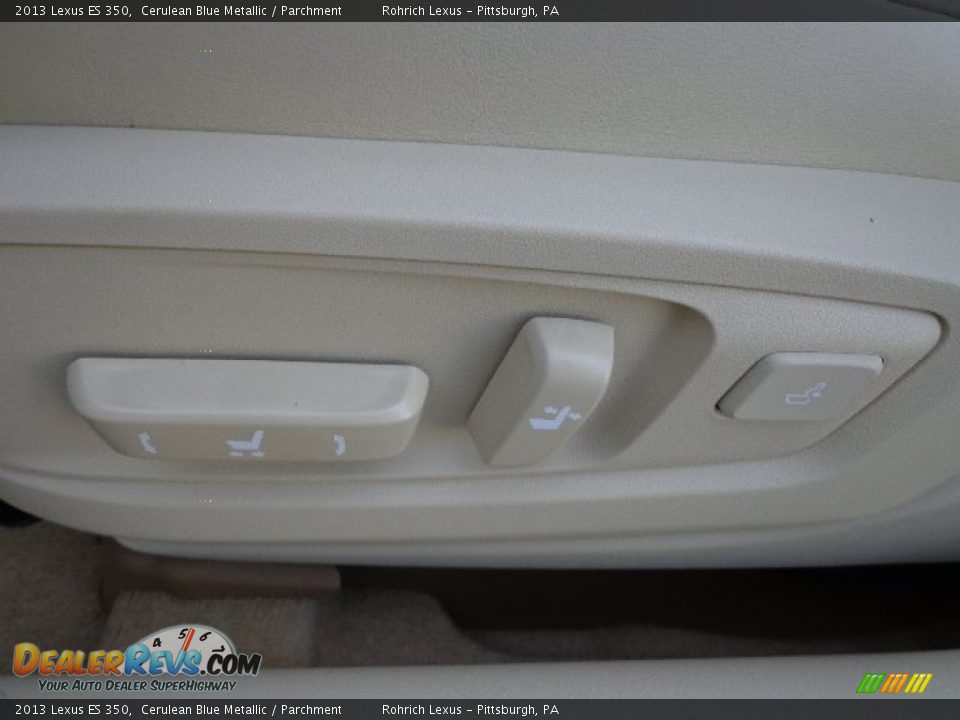 2013 Lexus ES 350 Cerulean Blue Metallic / Parchment Photo #14