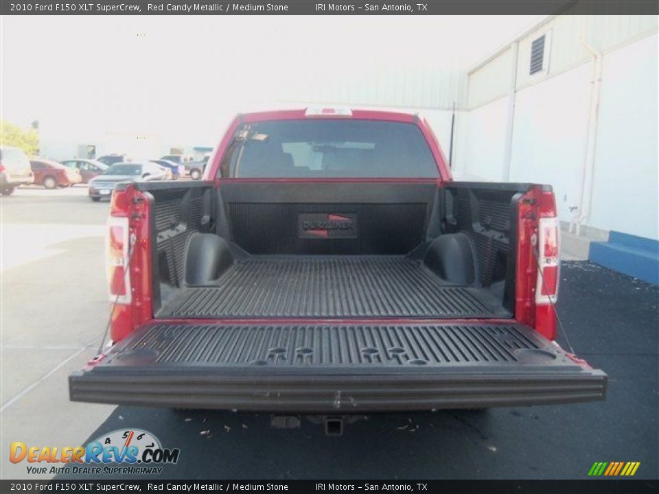 2010 Ford F150 XLT SuperCrew Red Candy Metallic / Medium Stone Photo #5