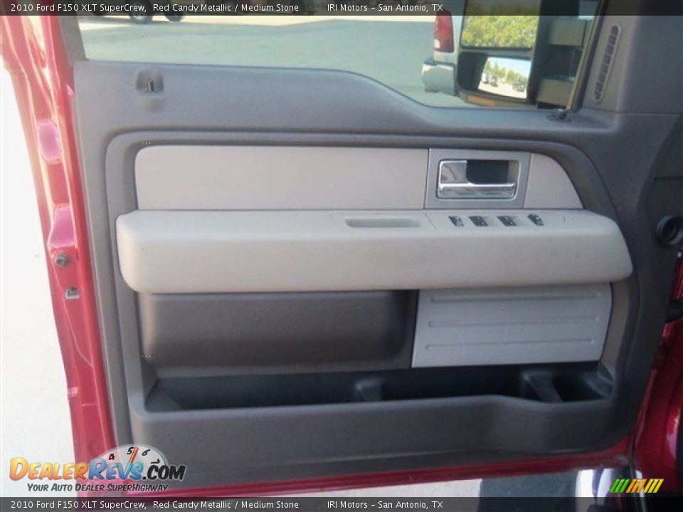 2010 Ford F150 XLT SuperCrew Red Candy Metallic / Medium Stone Photo #12