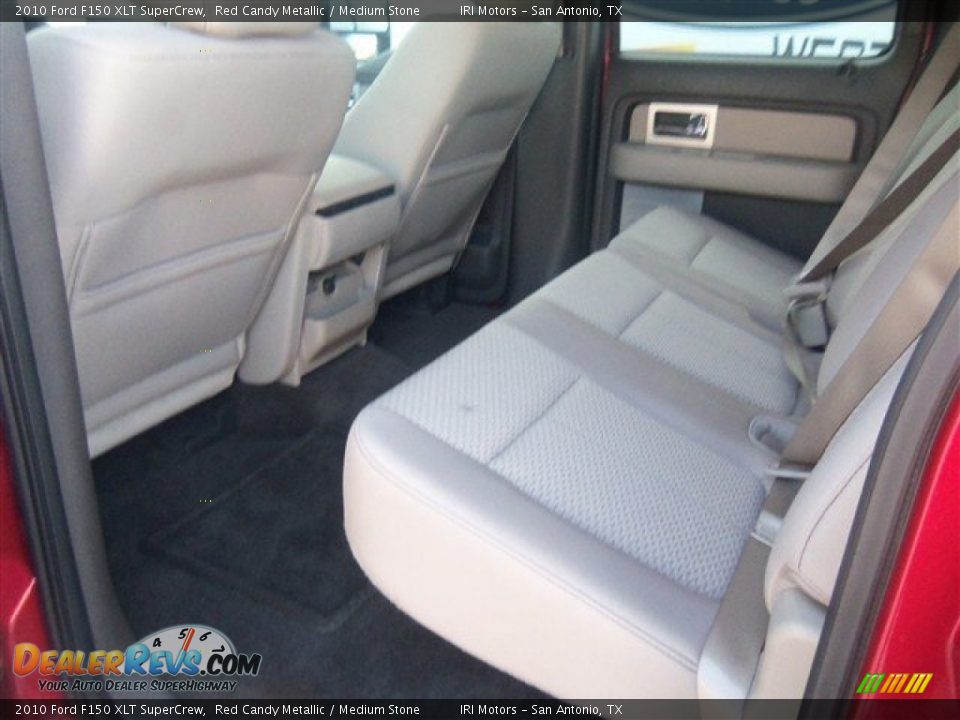 2010 Ford F150 XLT SuperCrew Red Candy Metallic / Medium Stone Photo #13