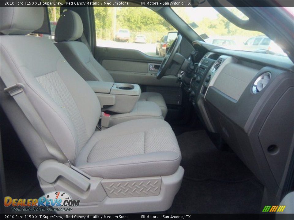 2010 Ford F150 XLT SuperCrew Red Candy Metallic / Medium Stone Photo #14