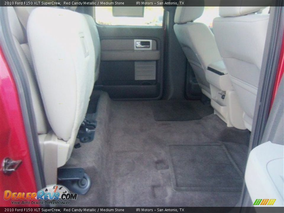 2010 Ford F150 XLT SuperCrew Red Candy Metallic / Medium Stone Photo #15