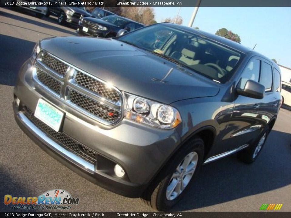 2013 Dodge Durango SXT Mineral Gray Metallic / Black Photo #5