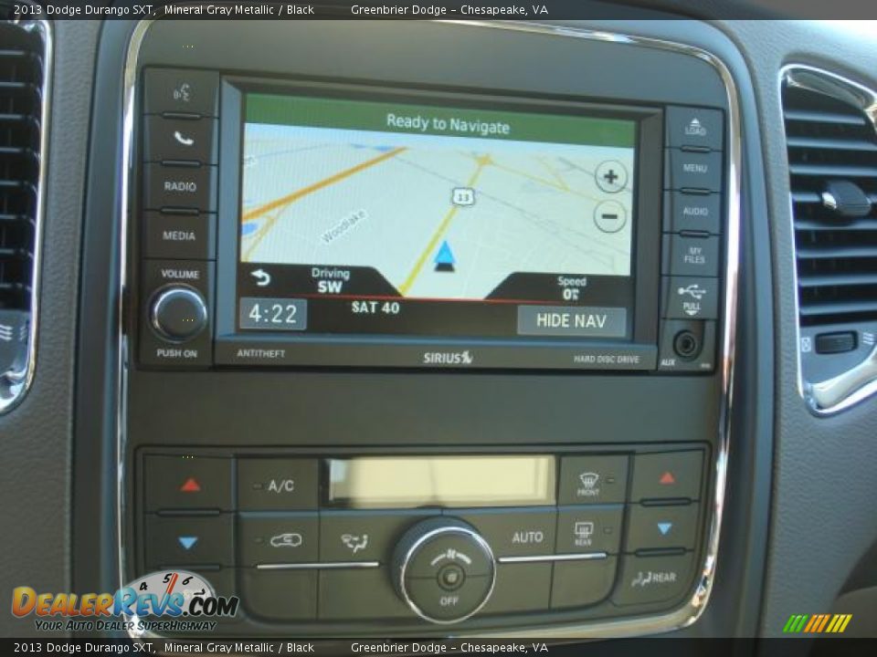 2013 Dodge Durango SXT Mineral Gray Metallic / Black Photo #11