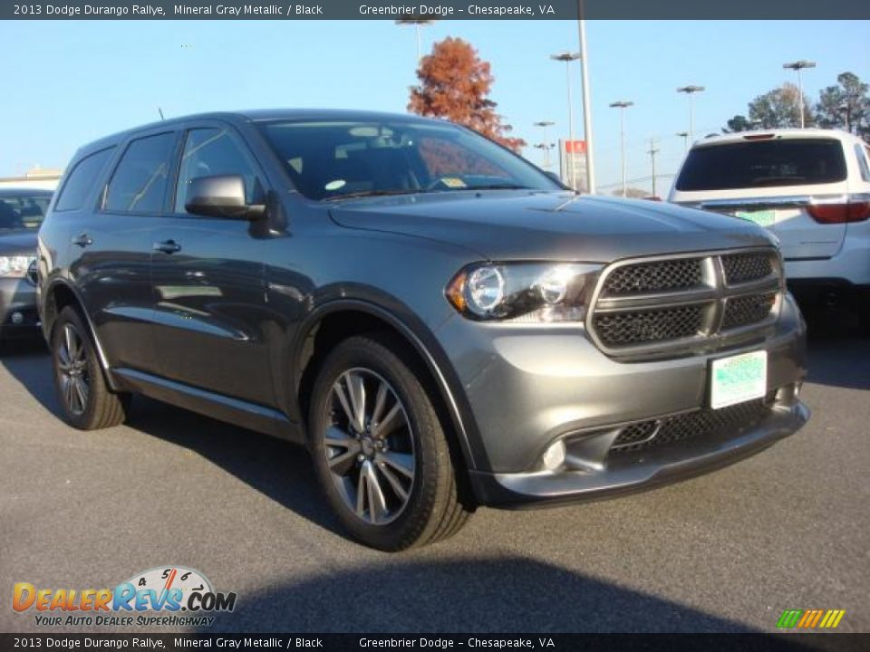 2013 Dodge Durango Rallye Mineral Gray Metallic / Black Photo #4