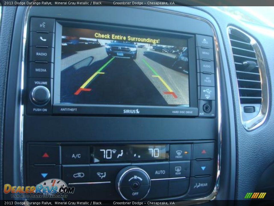 2013 Dodge Durango Rallye Mineral Gray Metallic / Black Photo #10
