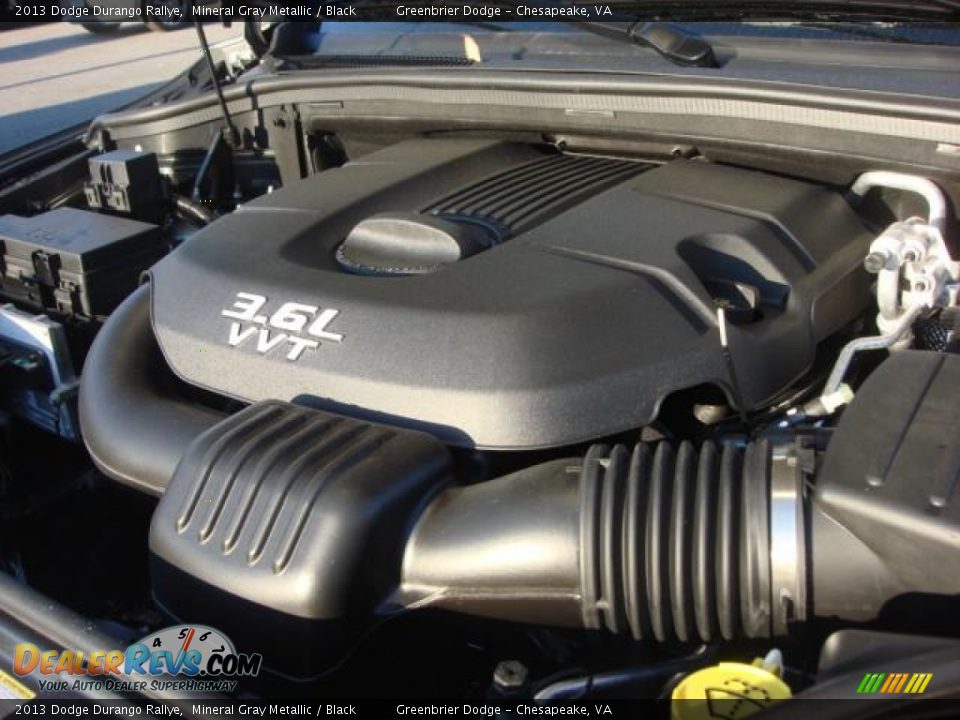2013 Dodge Durango Rallye Mineral Gray Metallic / Black Photo #12