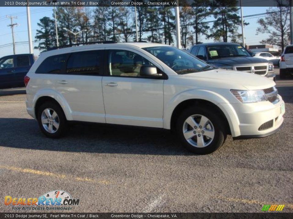 2013 Dodge Journey SE Pearl White Tri Coat / Black Photo #5
