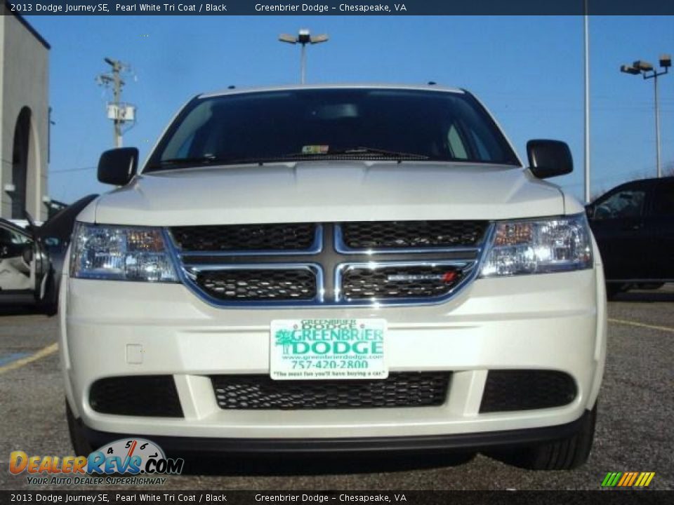 2013 Dodge Journey SE Pearl White Tri Coat / Black Photo #7