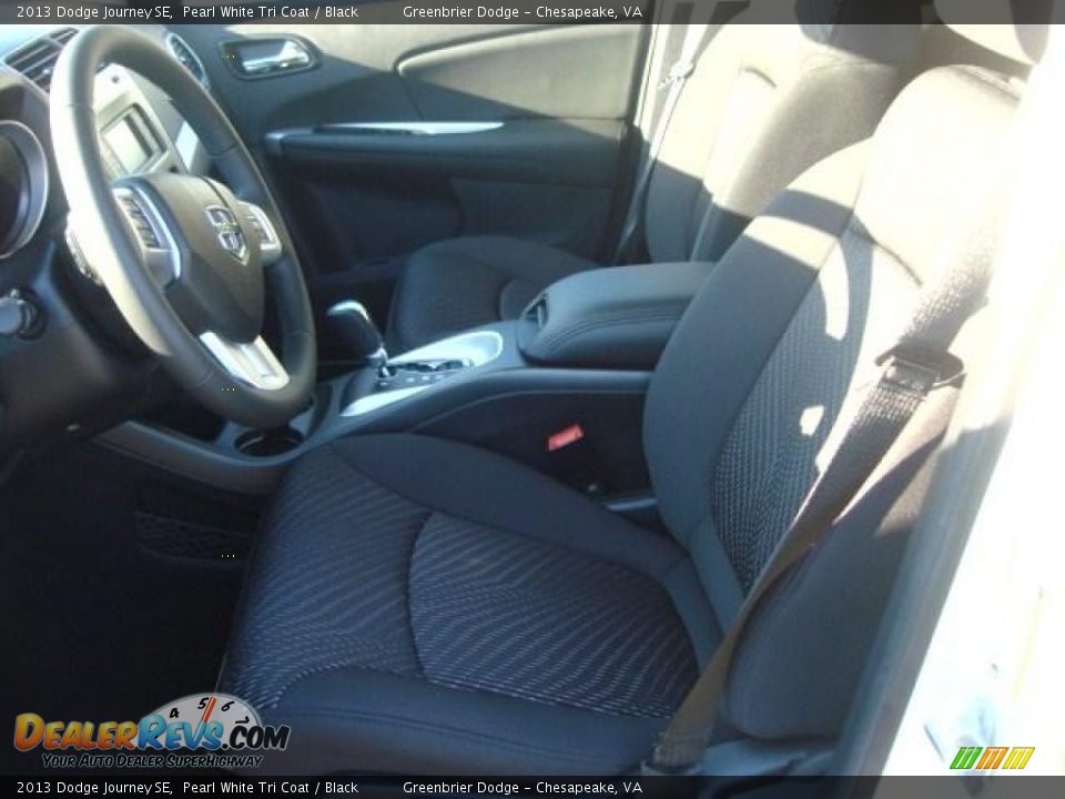 2013 Dodge Journey SE Pearl White Tri Coat / Black Photo #8