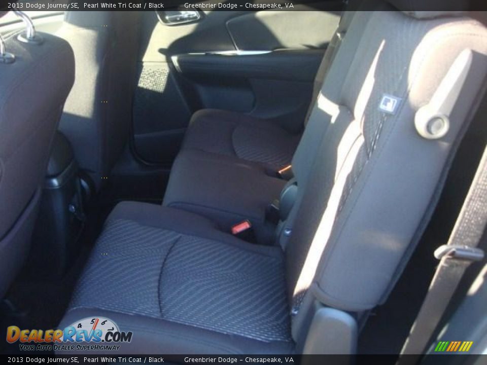 2013 Dodge Journey SE Pearl White Tri Coat / Black Photo #9