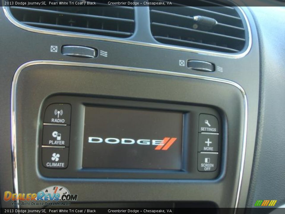 2013 Dodge Journey SE Pearl White Tri Coat / Black Photo #12