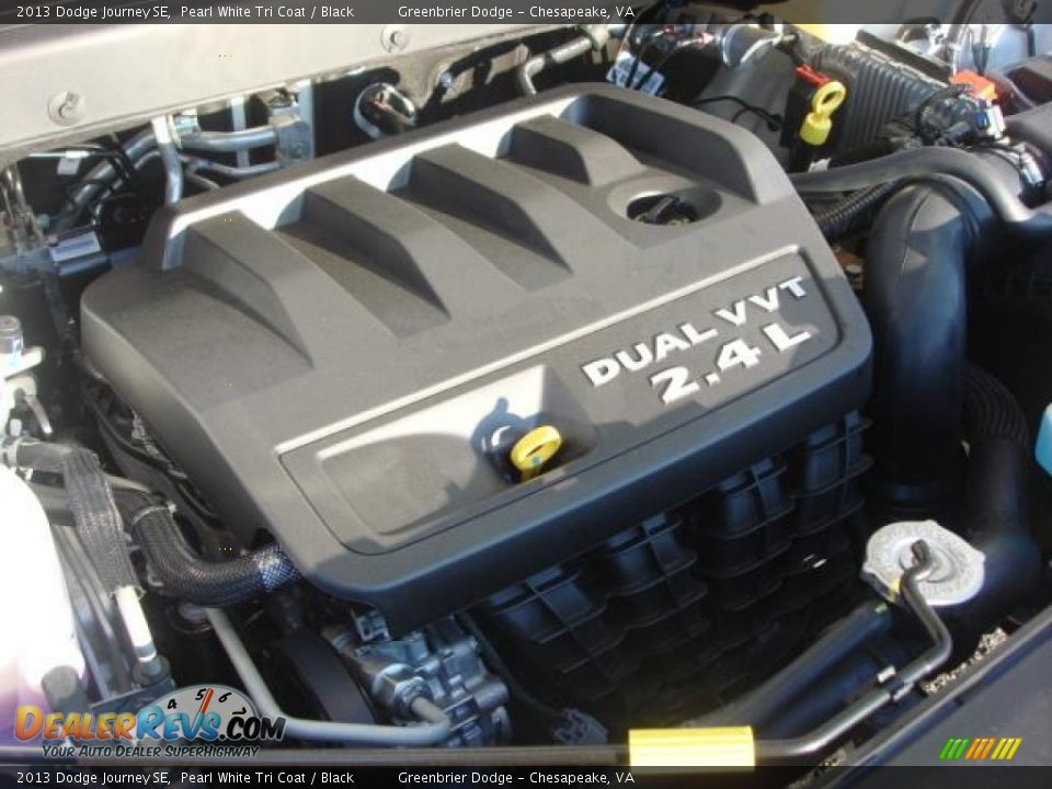 2013 Dodge Journey SE Pearl White Tri Coat / Black Photo #16