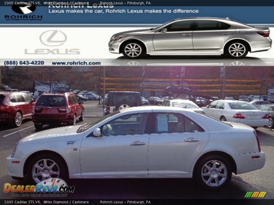 2005 Cadillac STS V6 White Diamond / Cashmere Photo #1
