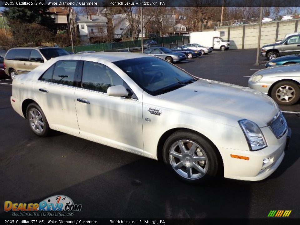 2005 Cadillac STS V6 White Diamond / Cashmere Photo #3